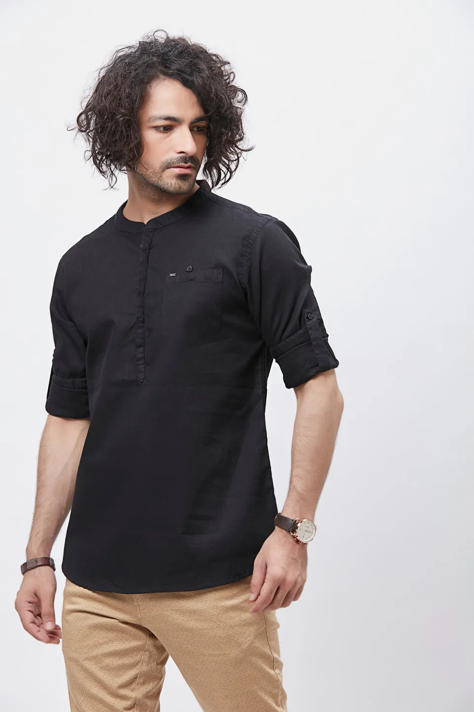 100% Cotton Waffle Textured Kurta