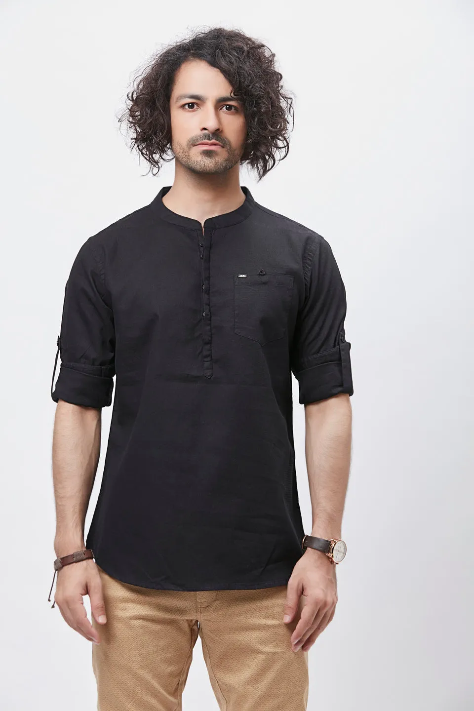 100% Cotton Waffle Textured Kurta