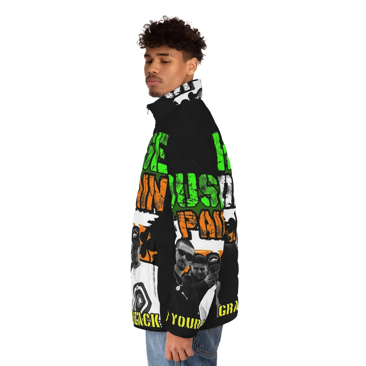 90s Inspired House Of Pain Long Sleeve Puffer Jacket