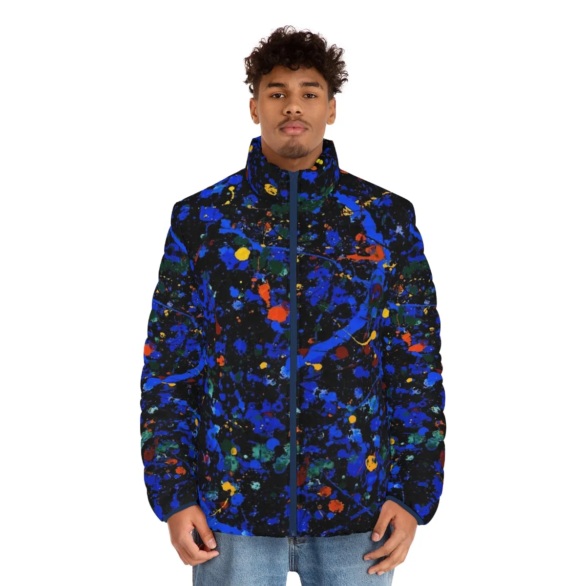 Abstract 909 Puffer Jacket: Artful Style for the Modern Adventurer