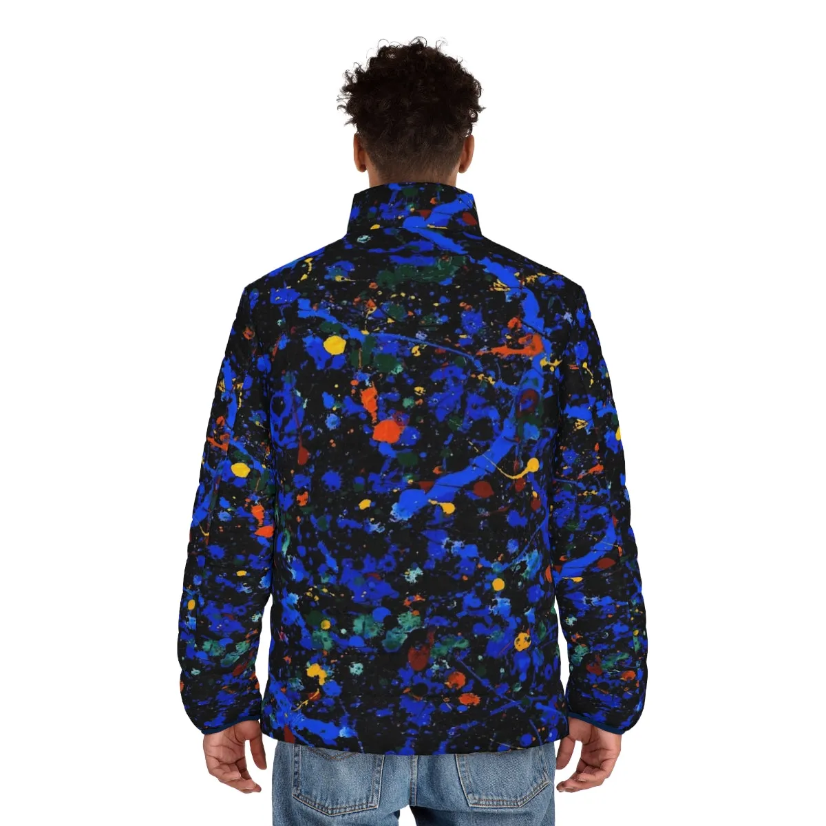 Abstract 909 Puffer Jacket: Artful Style for the Modern Adventurer