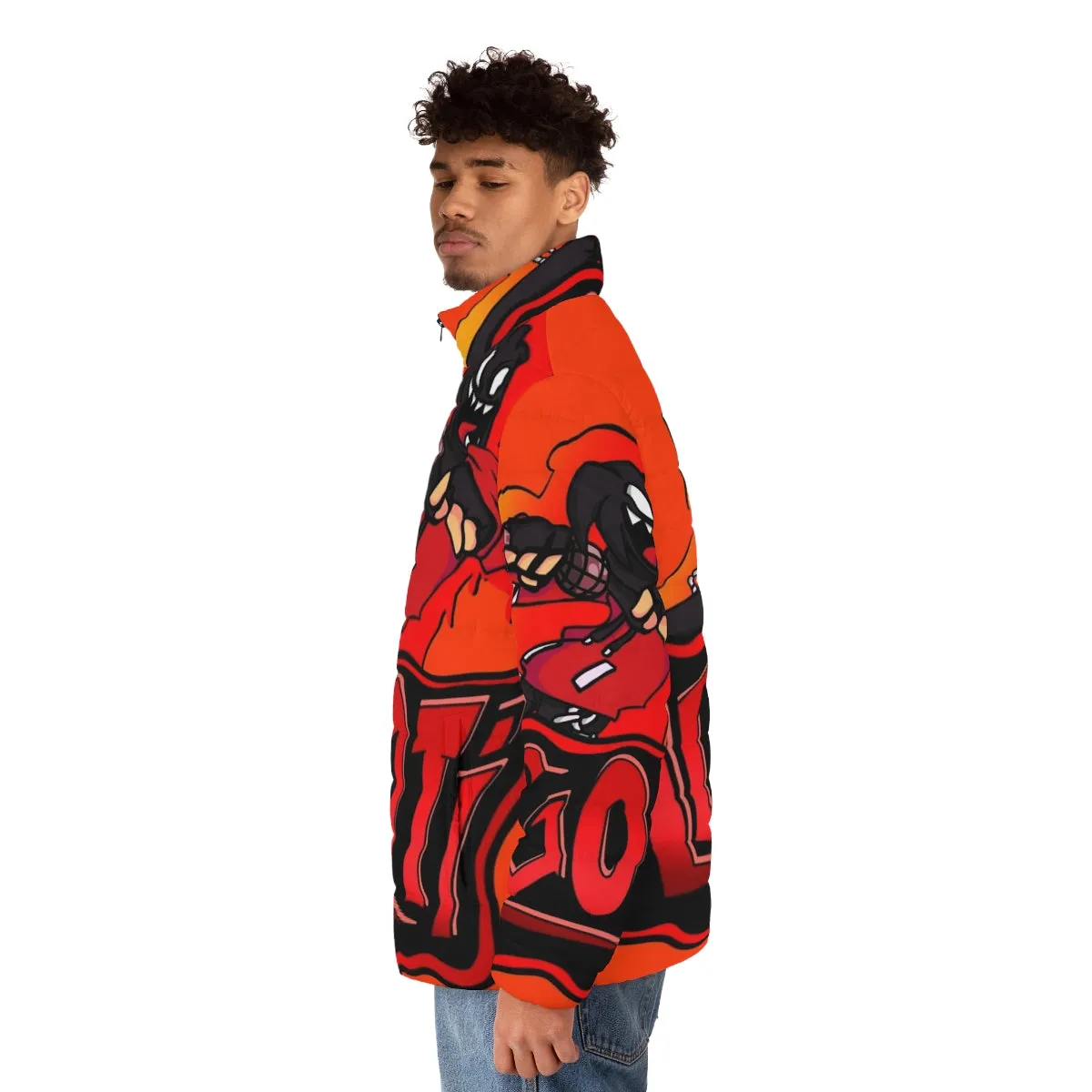 Agoti Graffiti Puffer Jacket - Friday Night Funkin' Mod Inspired Apparel