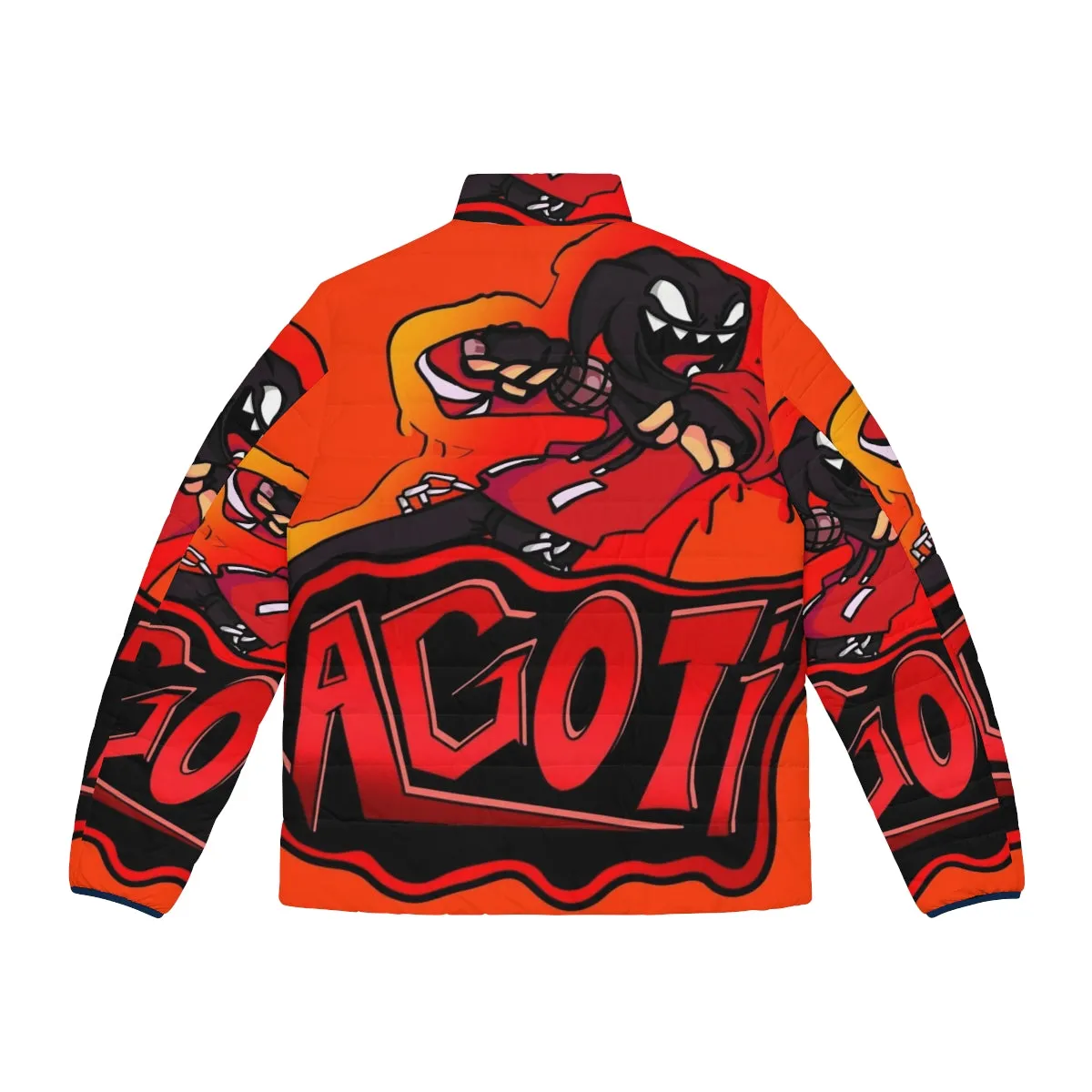 Agoti Graffiti Puffer Jacket - Friday Night Funkin' Mod Inspired Apparel