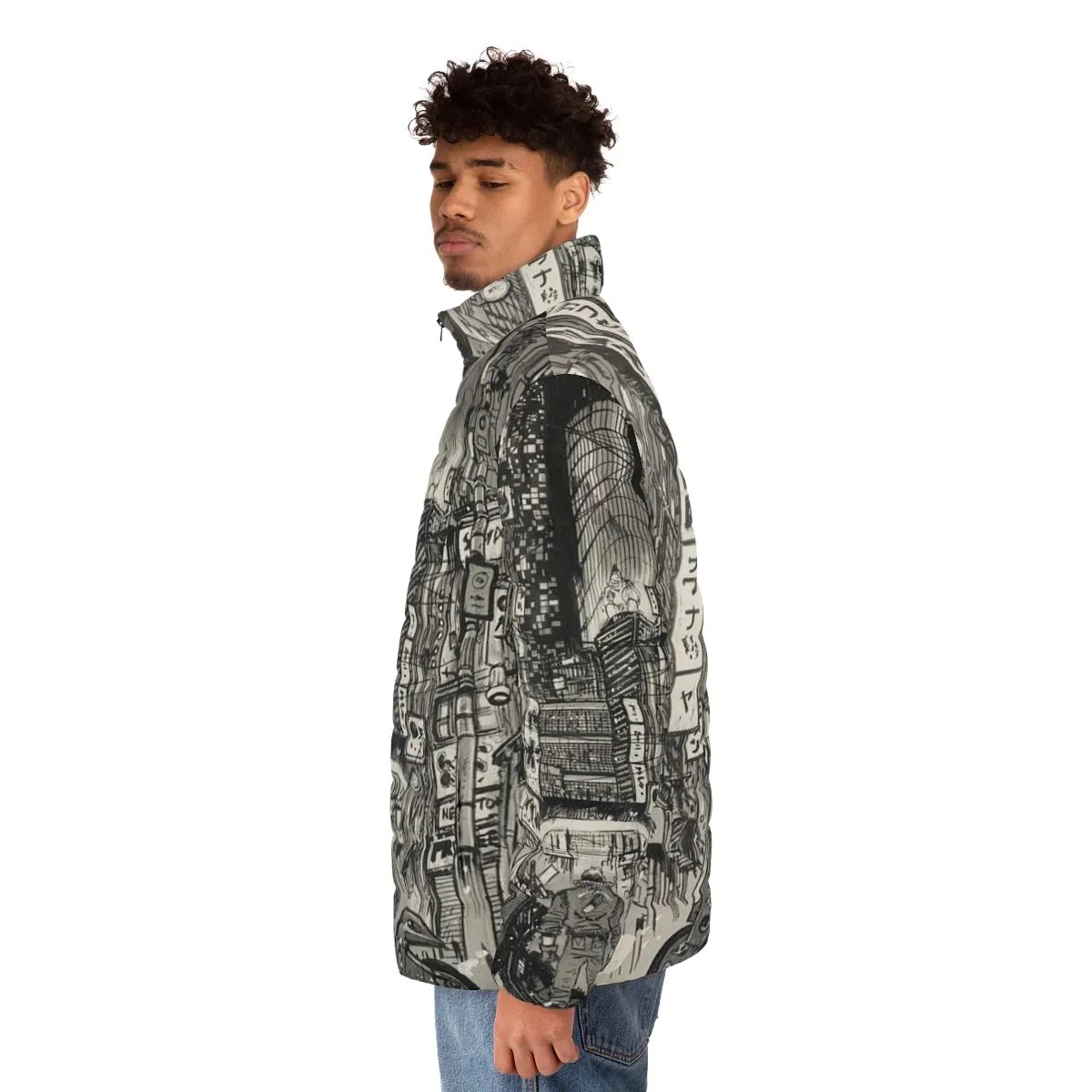 Akira Anime Inspired Cyberpunk Puffer Jacket