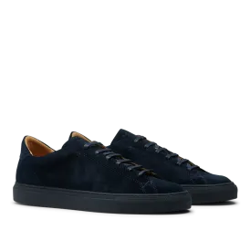 All Blue Suede Leather Racquet Sr Sneakers