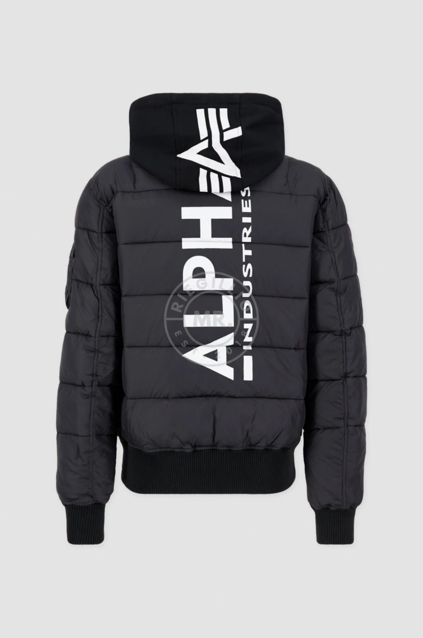 Alpha Industries MA-1 ZH Back Print Puffer FD - Black