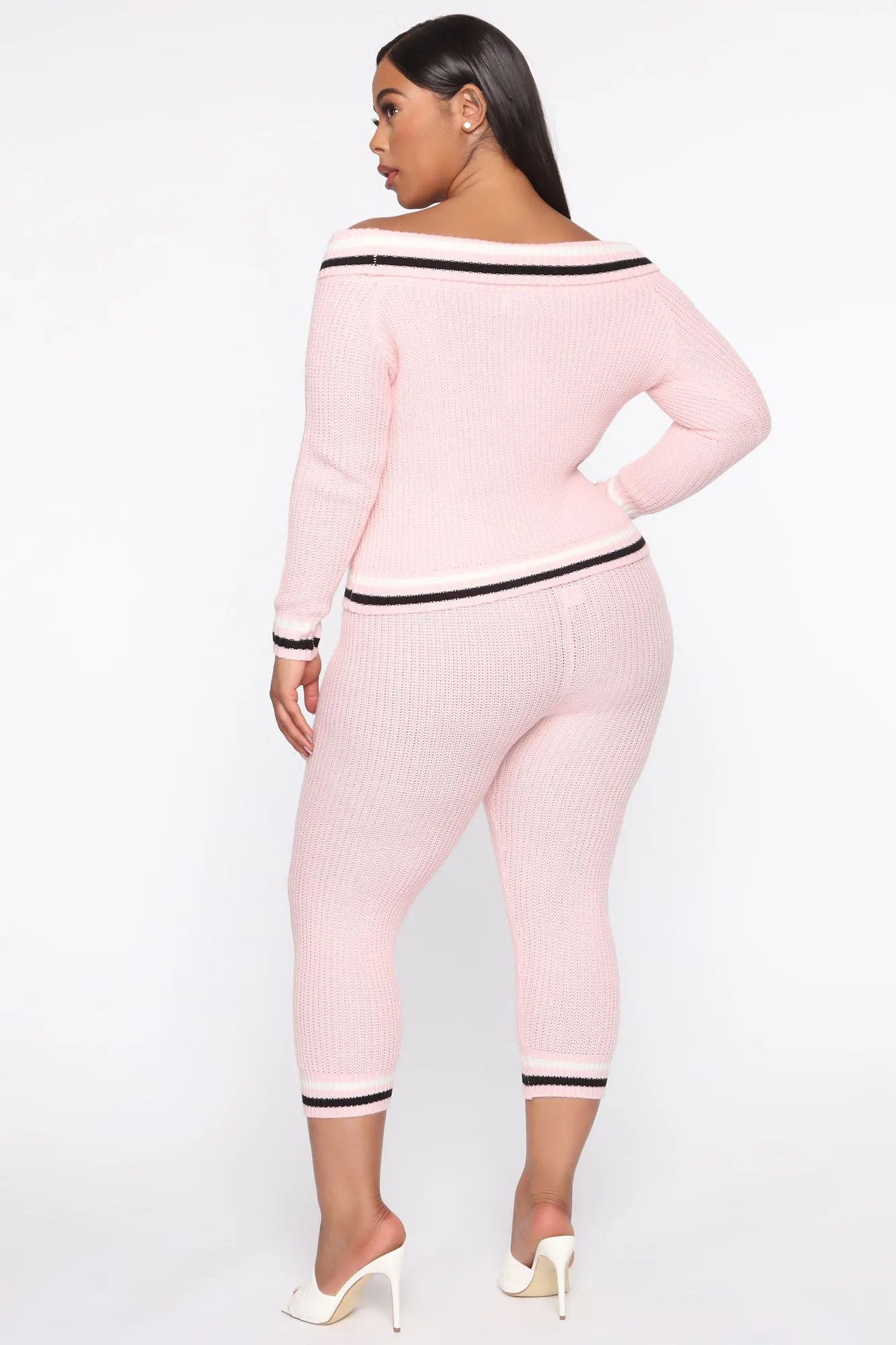 Amelia Sweater Set - Pink