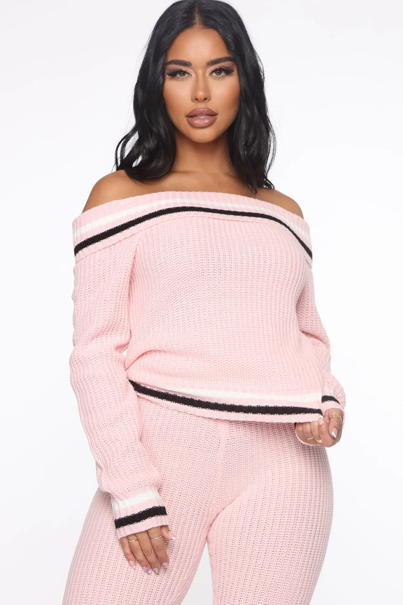 Amelia Sweater Set - Pink