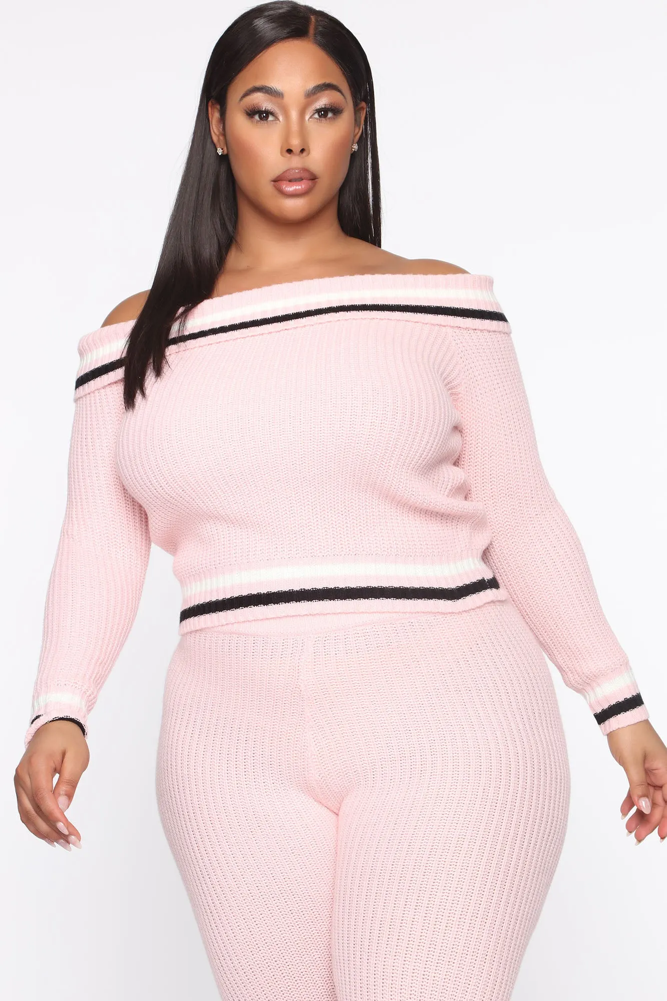 Amelia Sweater Set - Pink