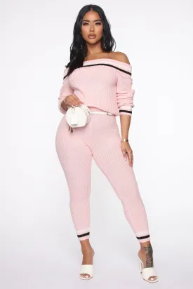 Amelia Sweater Set - Pink