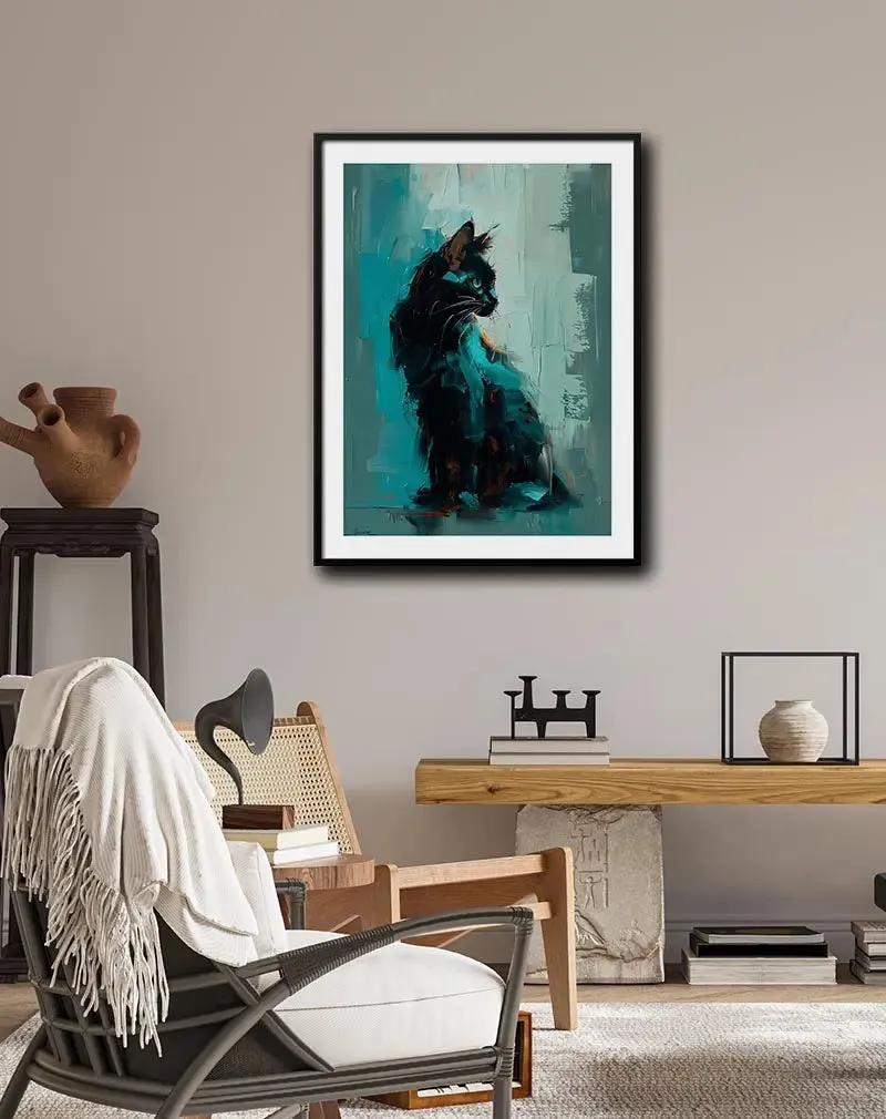 Artistic Cat Poster