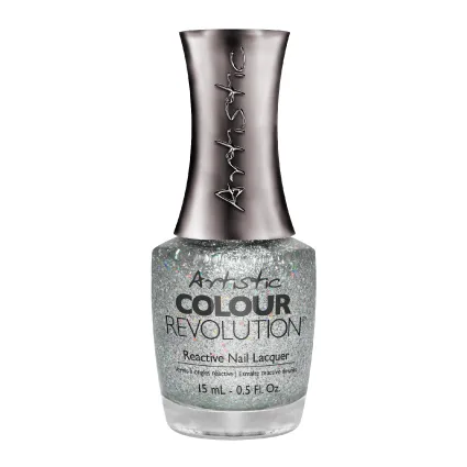 Artistic Colour Revolution, 2303031, Dazzled, Silver Holographic Glitter, 0.5oz