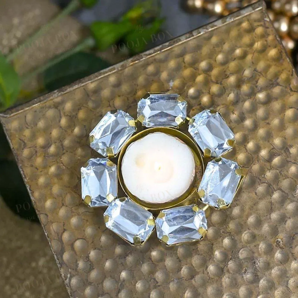 Artistic Crystal Bead Candle