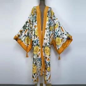 Artistic Daffodil Kimono