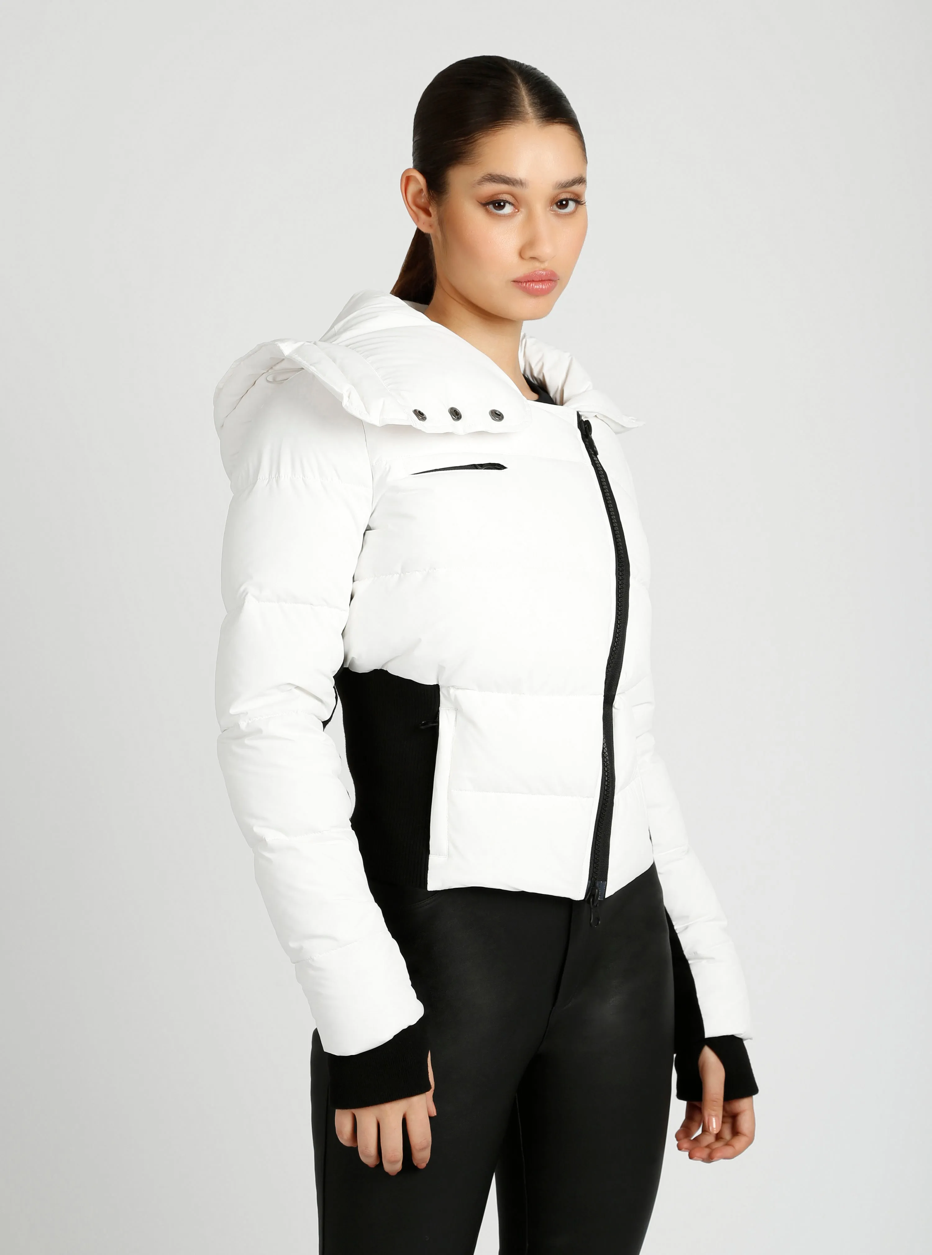 Asymmetrical Puffer Jacket