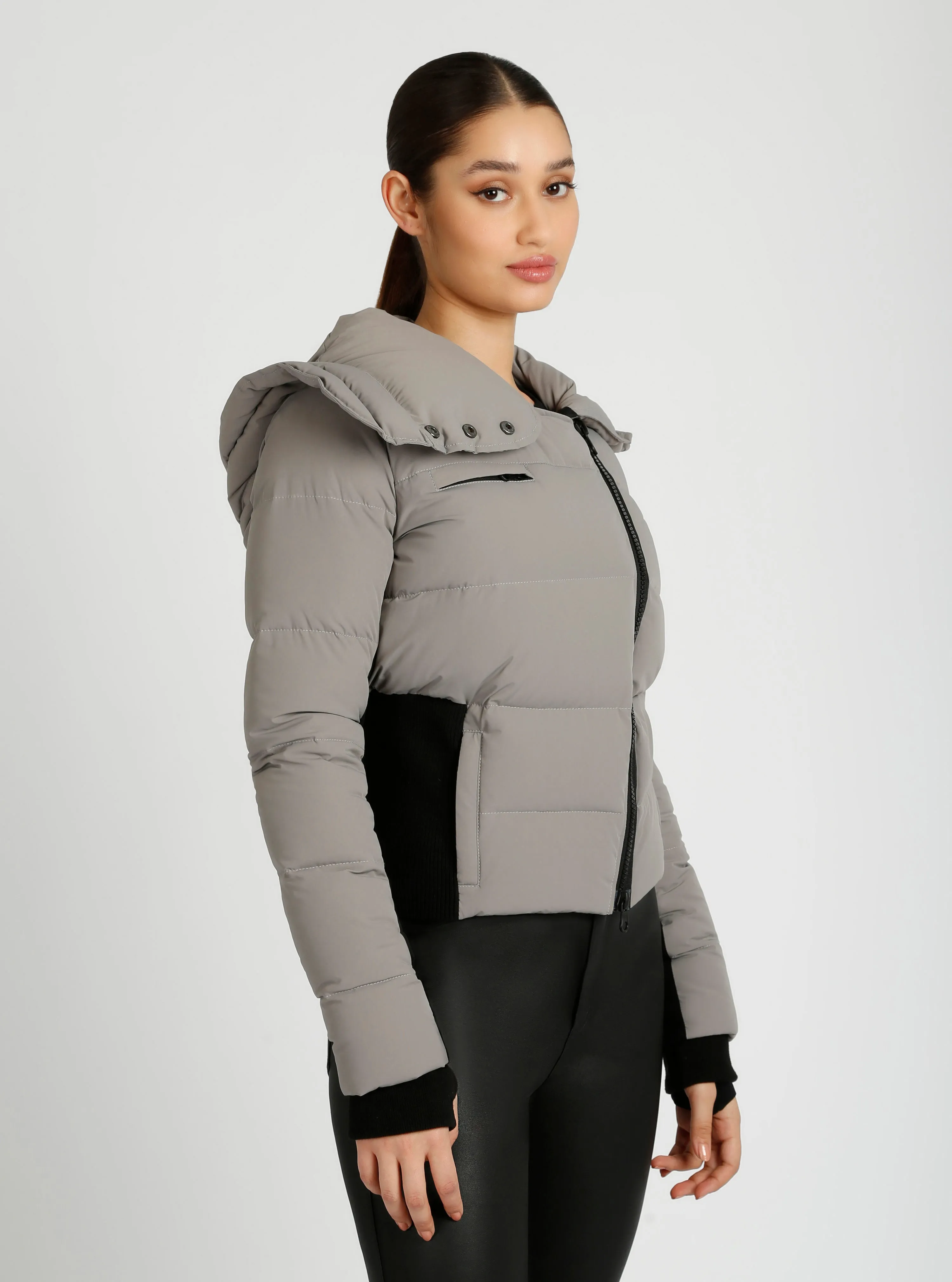 Asymmetrical Puffer Jacket