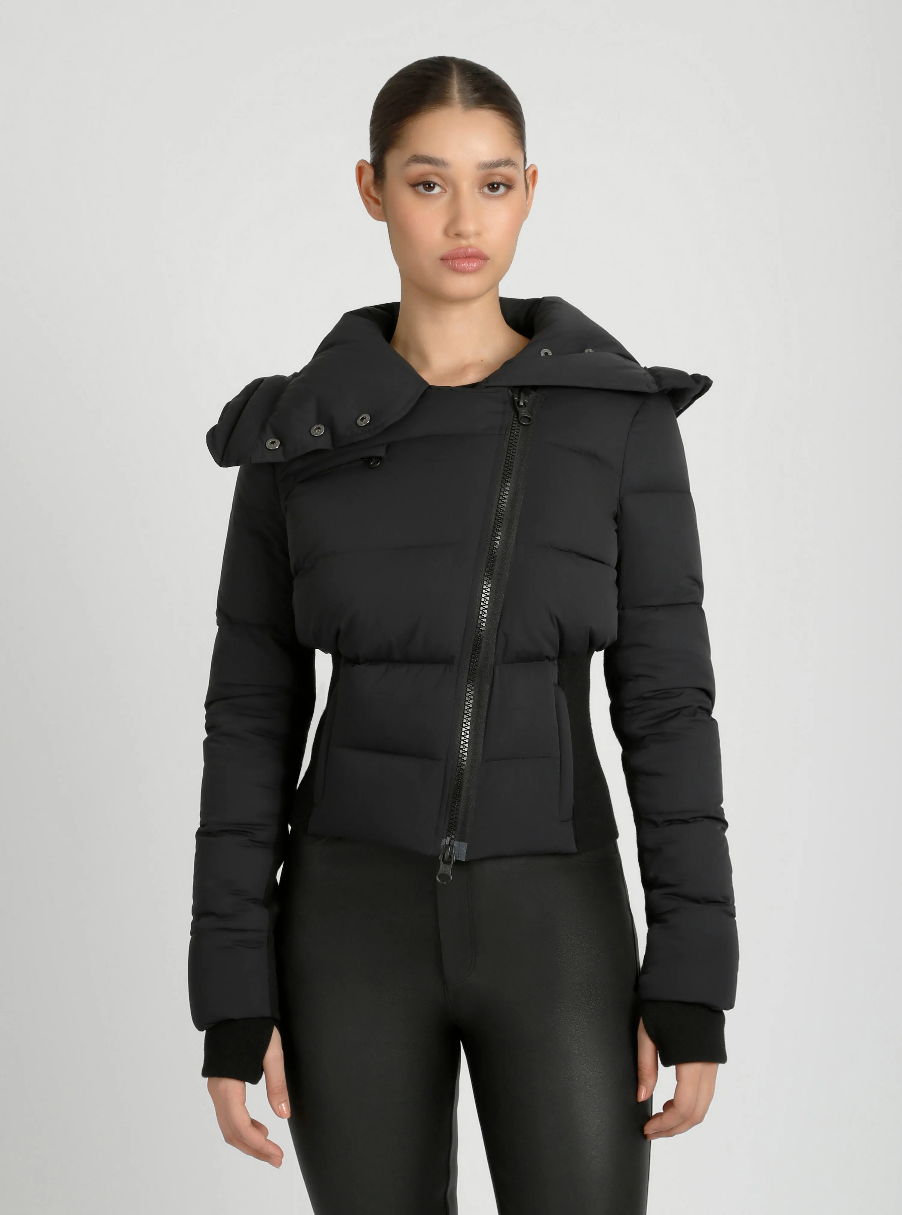 Asymmetrical Puffer Jacket