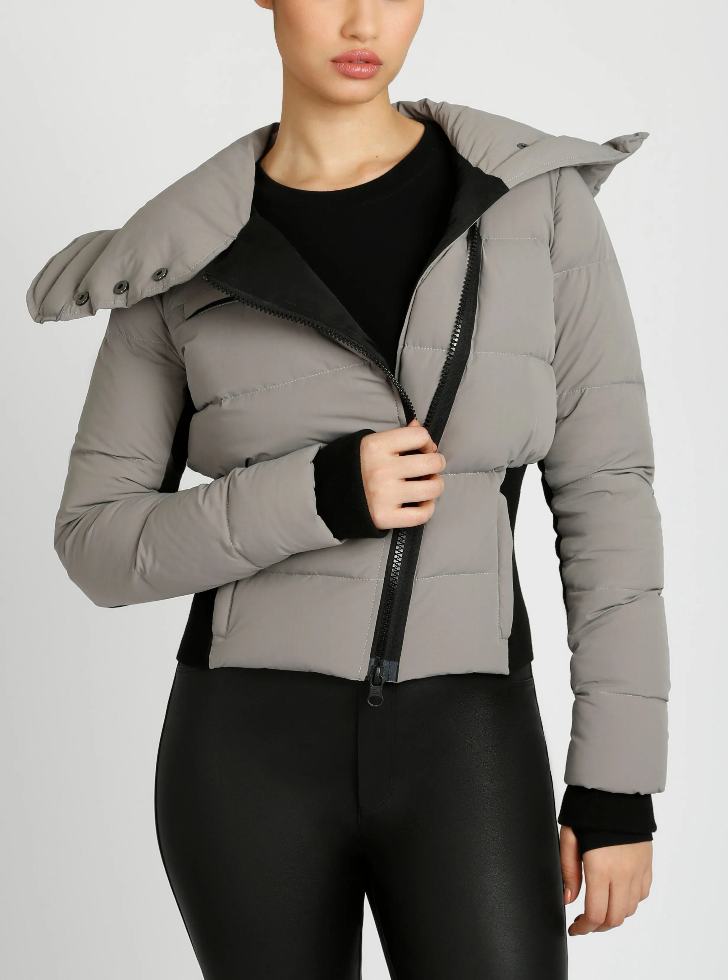 Asymmetrical Puffer Jacket