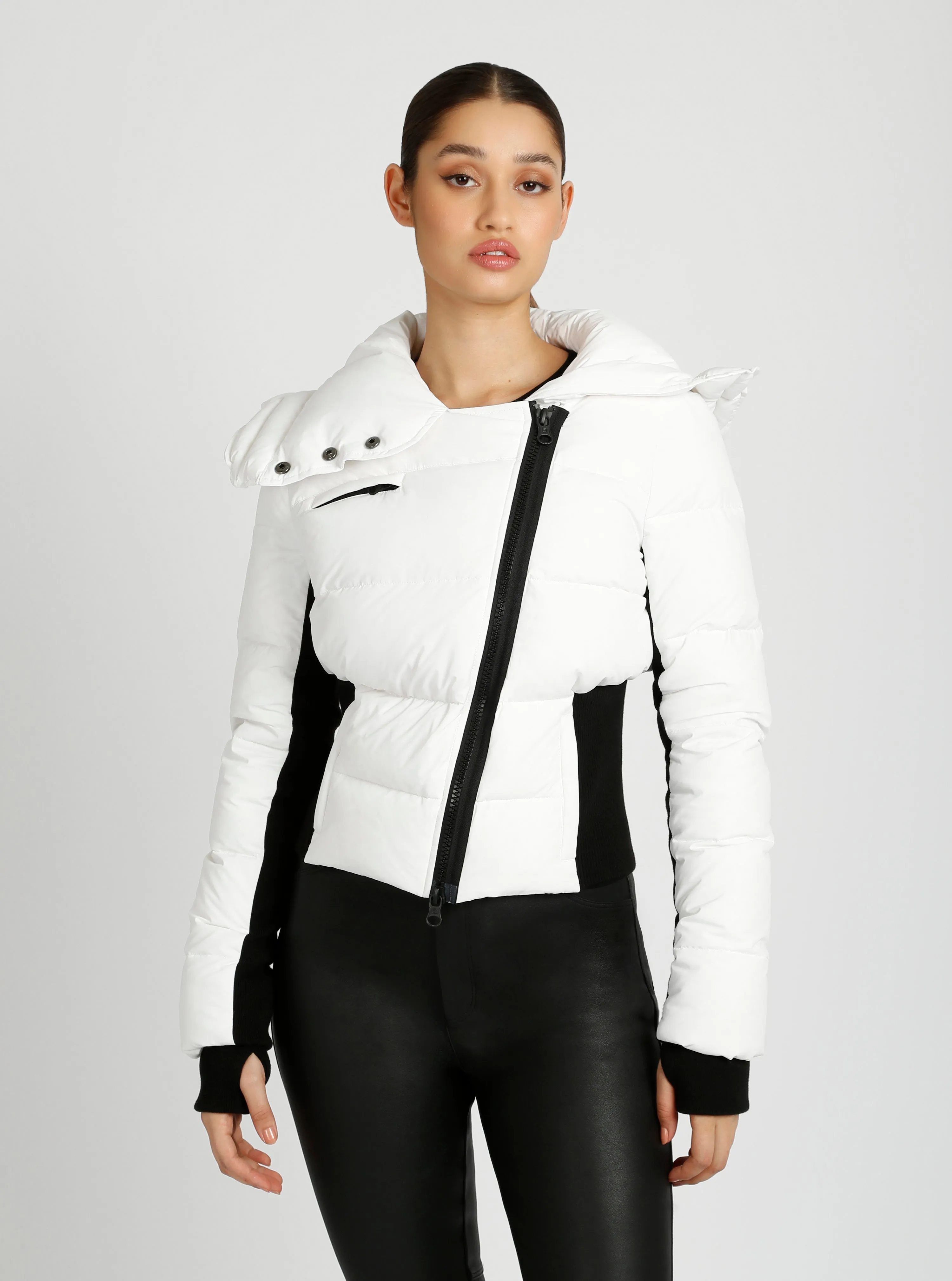 Asymmetrical Puffer Jacket