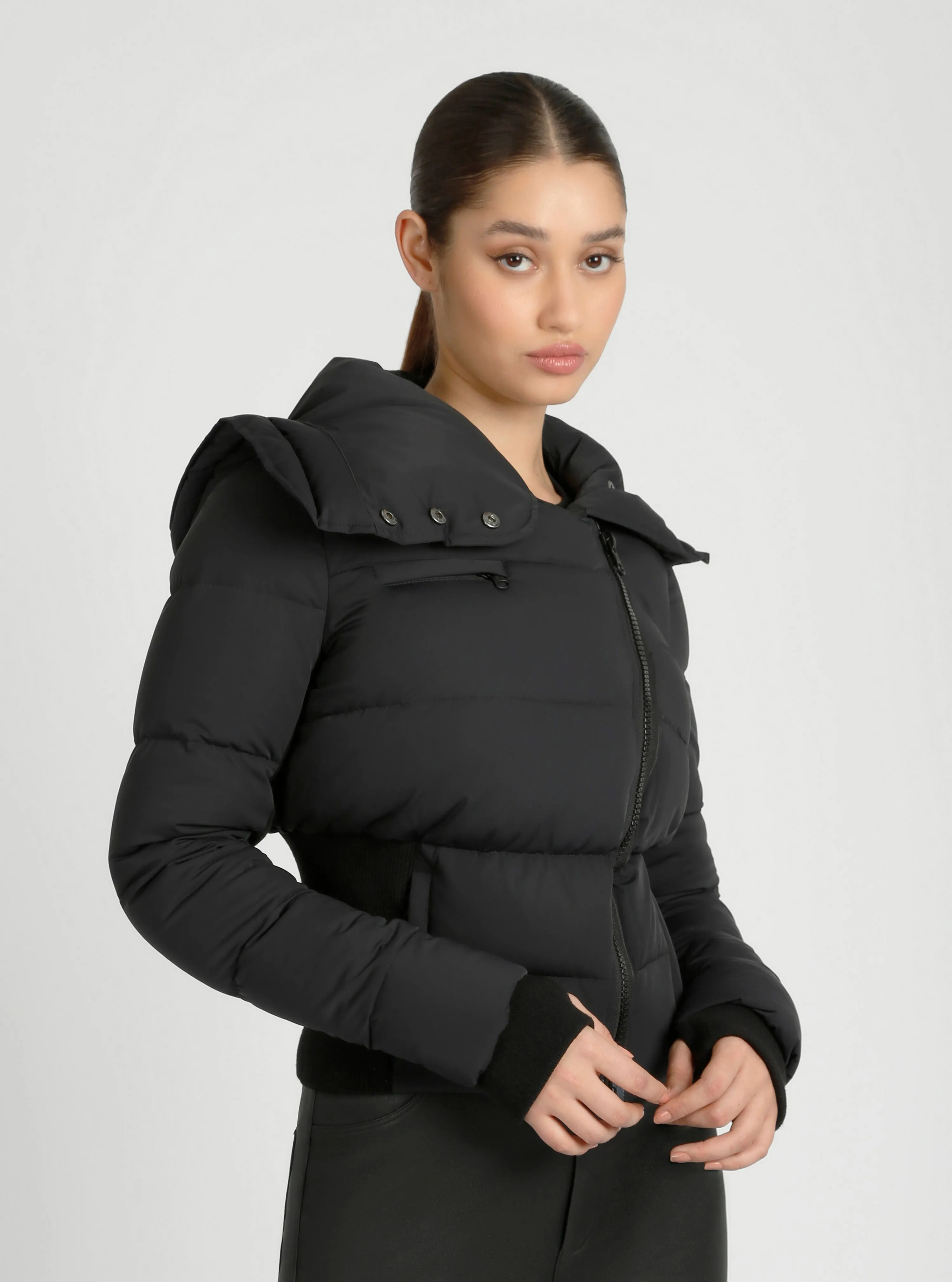 Asymmetrical Puffer Jacket