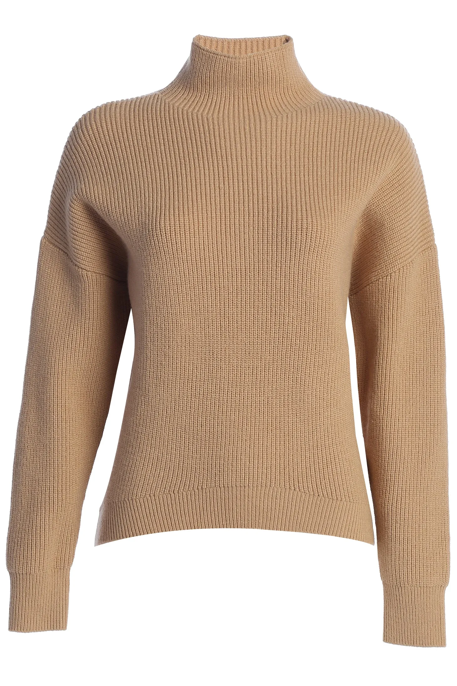 Beige Jenni Turtleneck Sweater Top