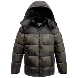 Big Boys Color Block Puffer Jacket