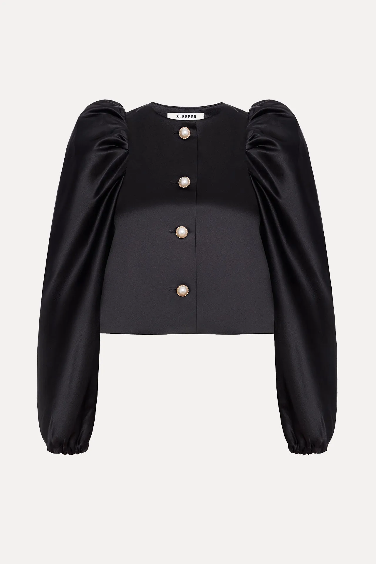 Black Mystery Puff Jacket