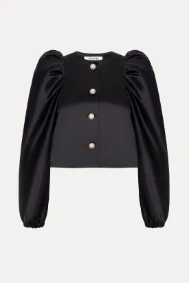 Black Mystery Puff Jacket