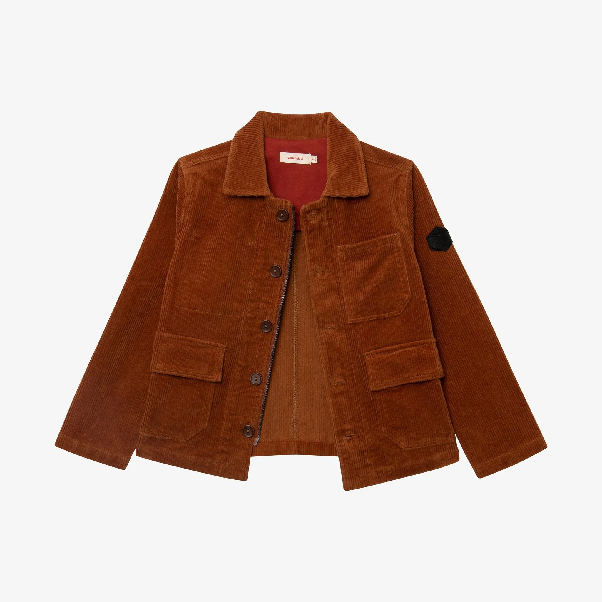 Boy corduroy caramel jacket