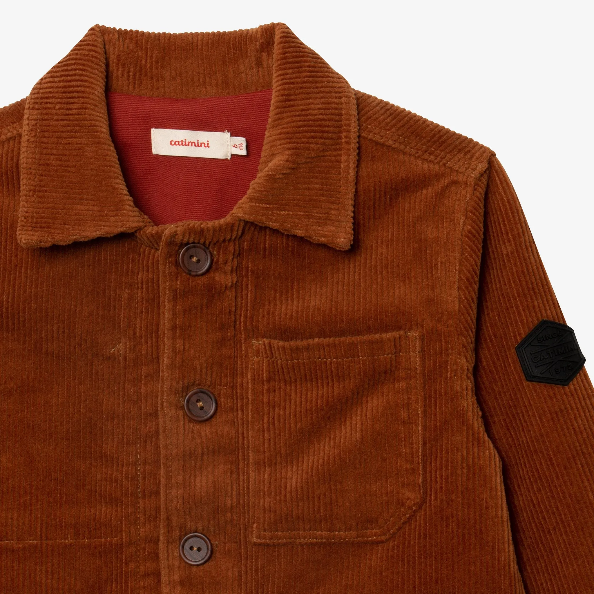 Boy corduroy caramel jacket