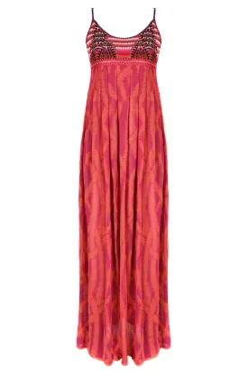 CECILIA PRADO ELEM Fuchsia Knitted Dress