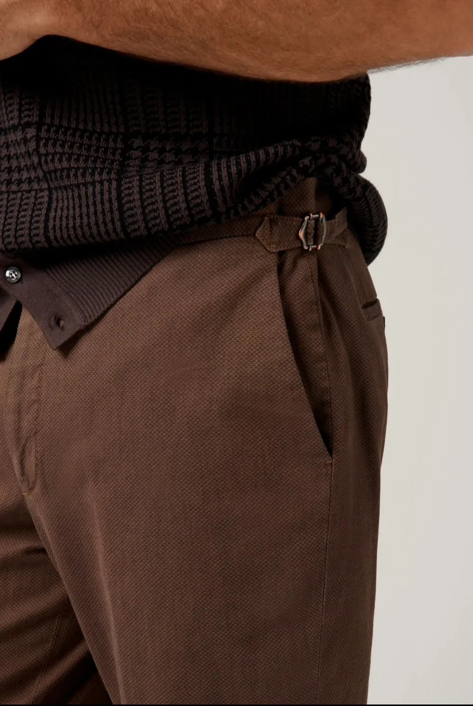 Christian Kimber Italian Melange Chino - Caramel