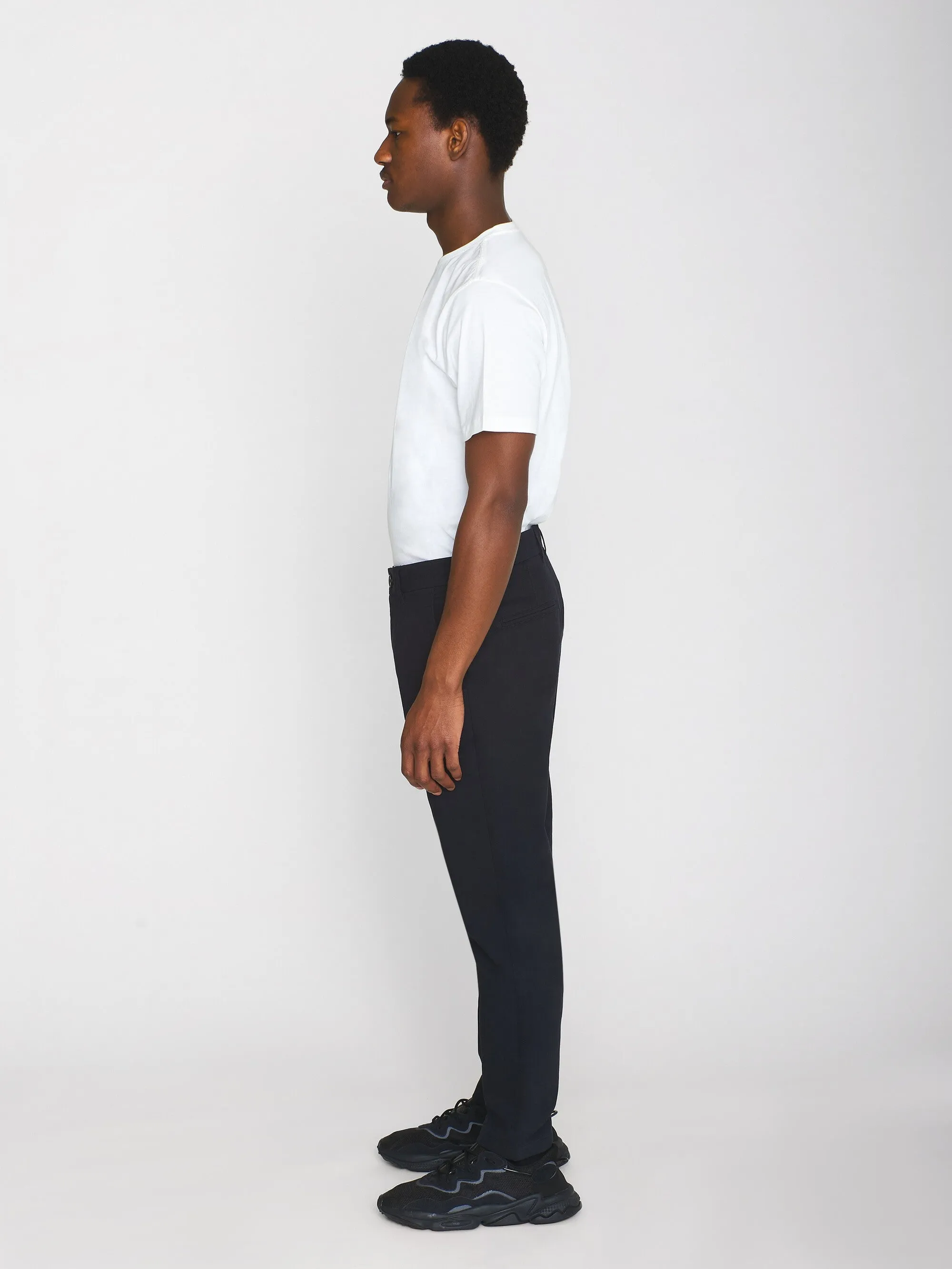 CHUCK regular twill chino pants - Black Jet