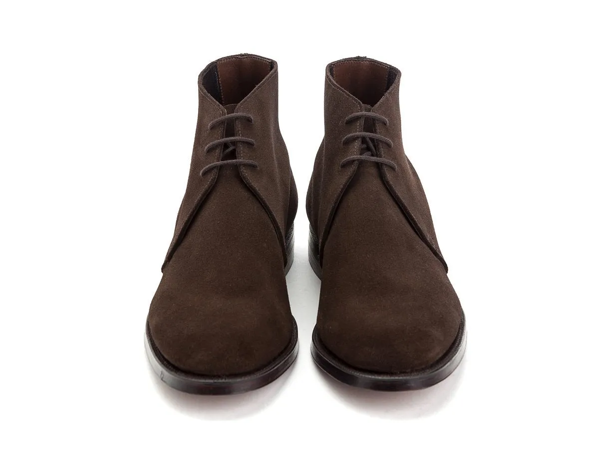 Chukka Dark Brown Suede