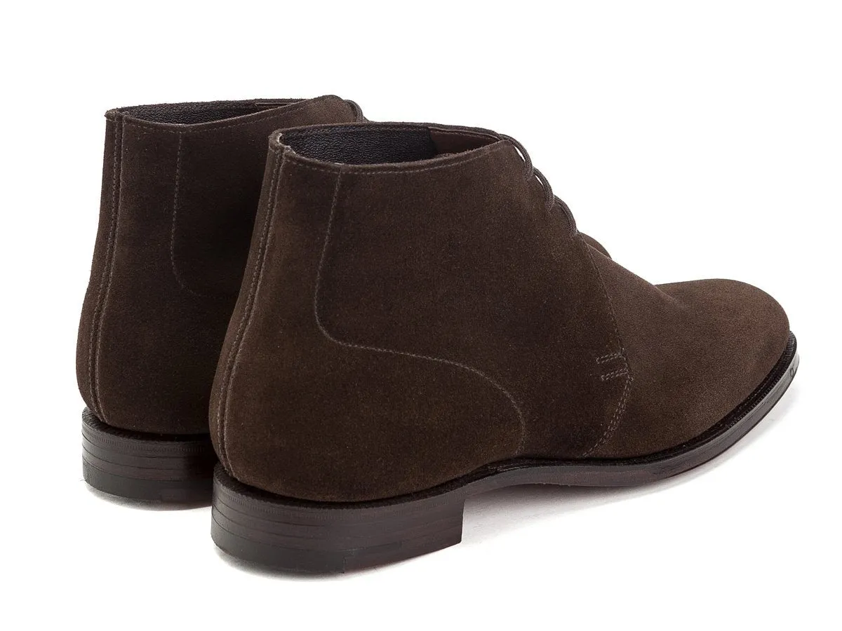 Chukka Dark Brown Suede