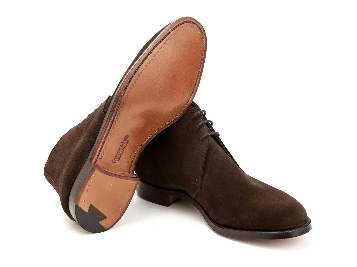 Chukka Dark Brown Suede