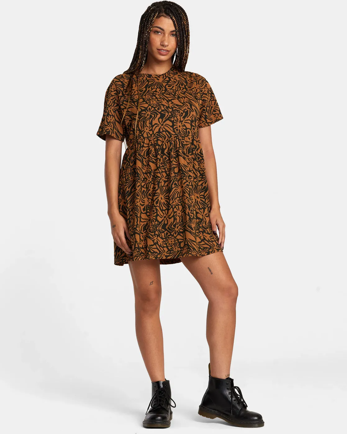 City Vibes Mini Dress - RVCA Black