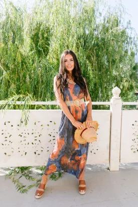 Coral Reef Tie Dye Maxi