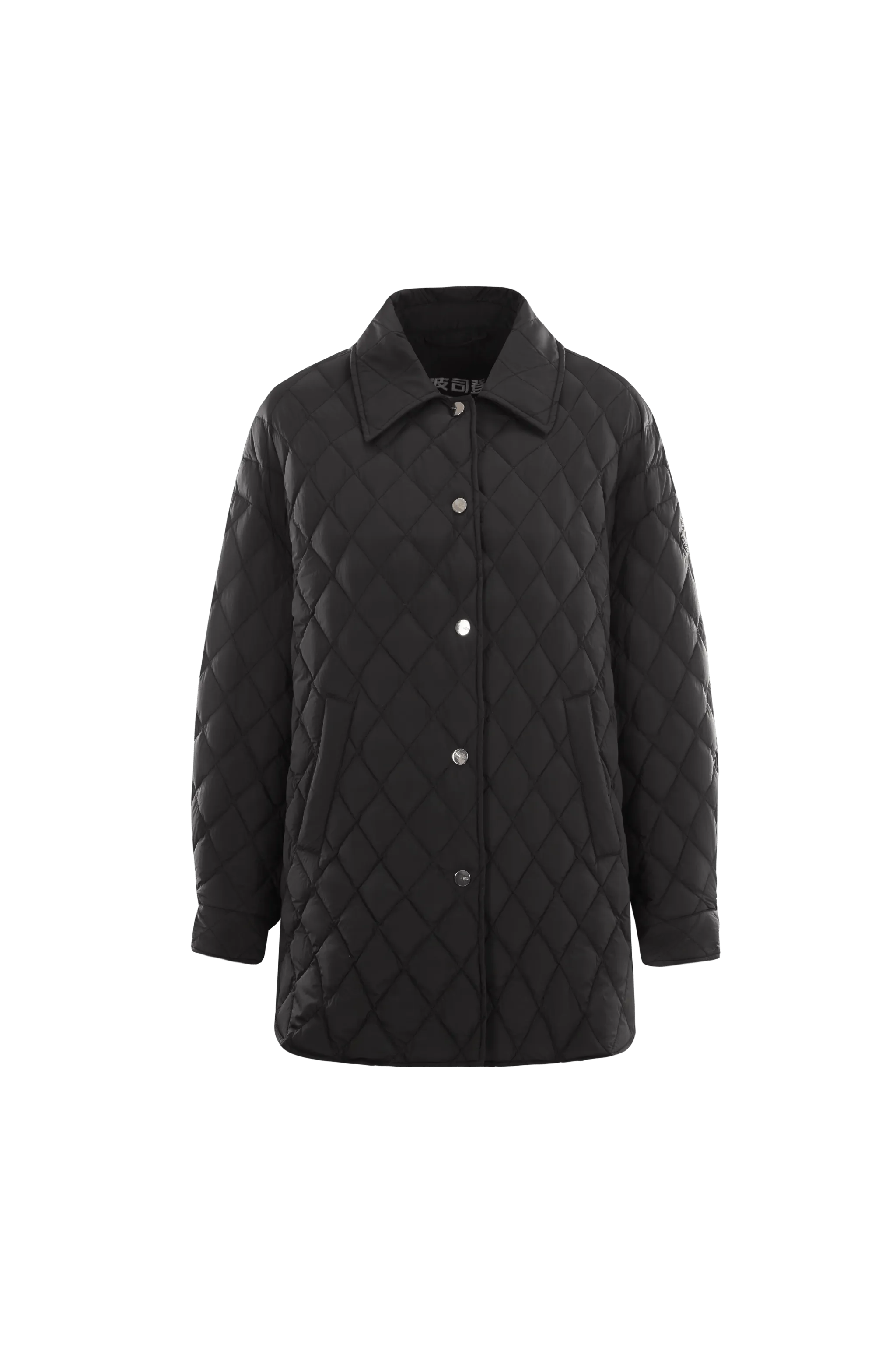 Diamond Quilted Down Jacket