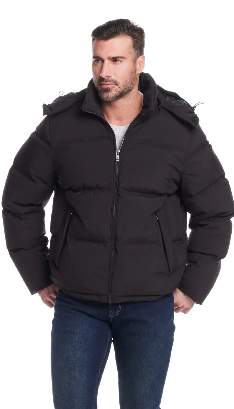 DOWN FILLED FLEX TECH PUFFER JACKET