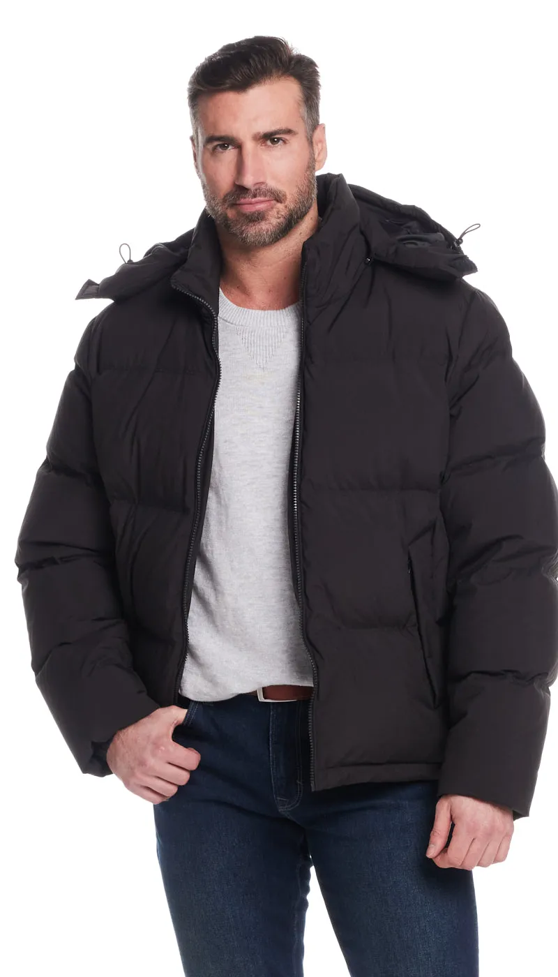 DOWN FILLED FLEX TECH PUFFER JACKET