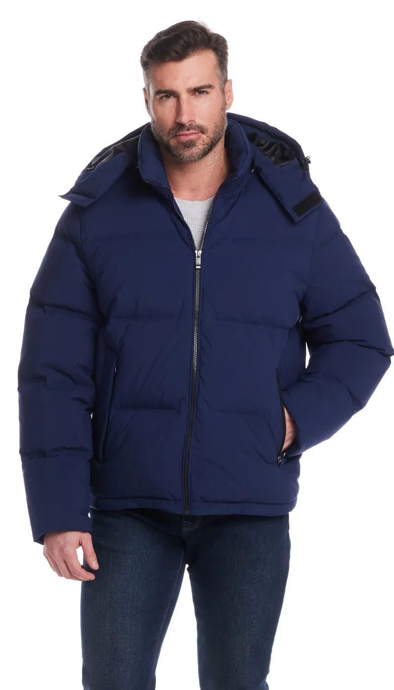 DOWN FILLED FLEX TECH PUFFER JACKET