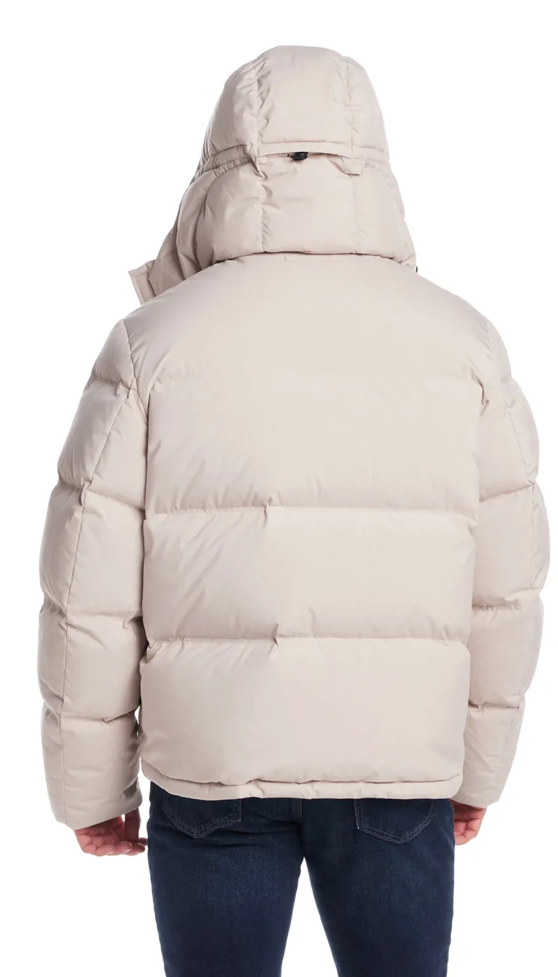 DOWN FILLED FLEX TECH PUFFER JACKET