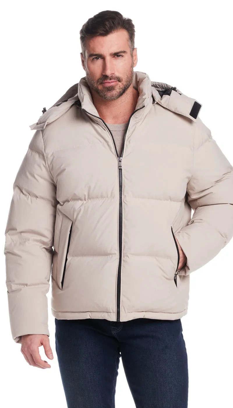 DOWN FILLED FLEX TECH PUFFER JACKET