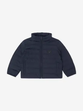 Emporio Armani Baby Boys Down Padded Puffer Jacket in Navy