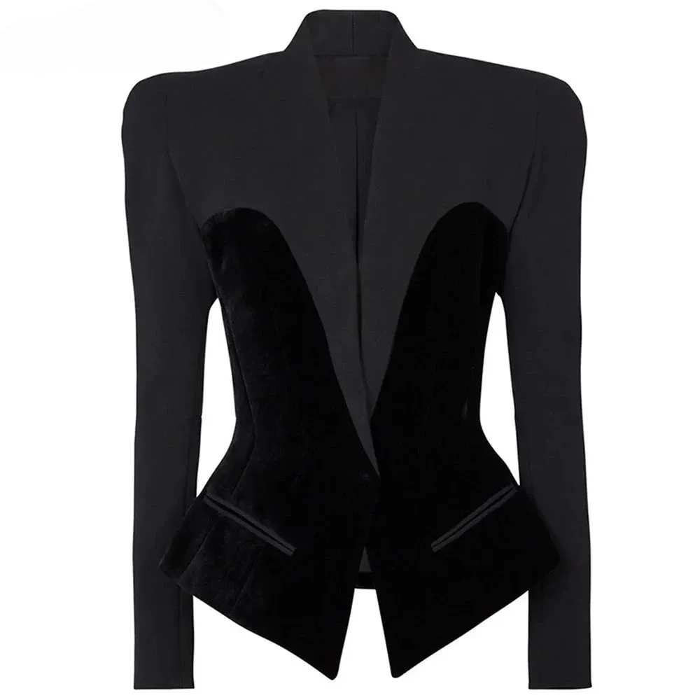 Experience The Elegance Velvet Blazer