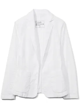 F&E DUBLIN BLAZER - WHITE