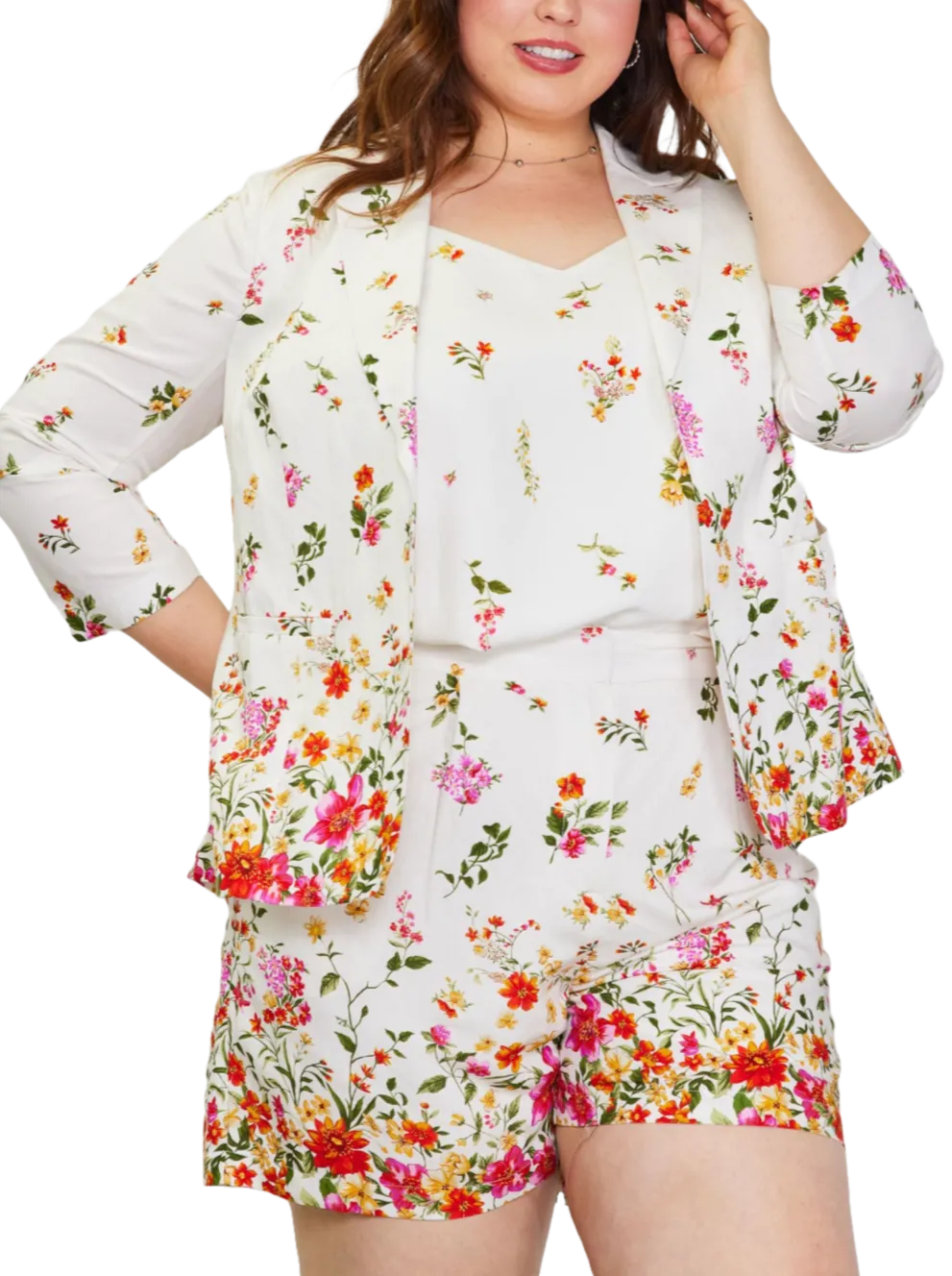 Flowers on the Border Blazer