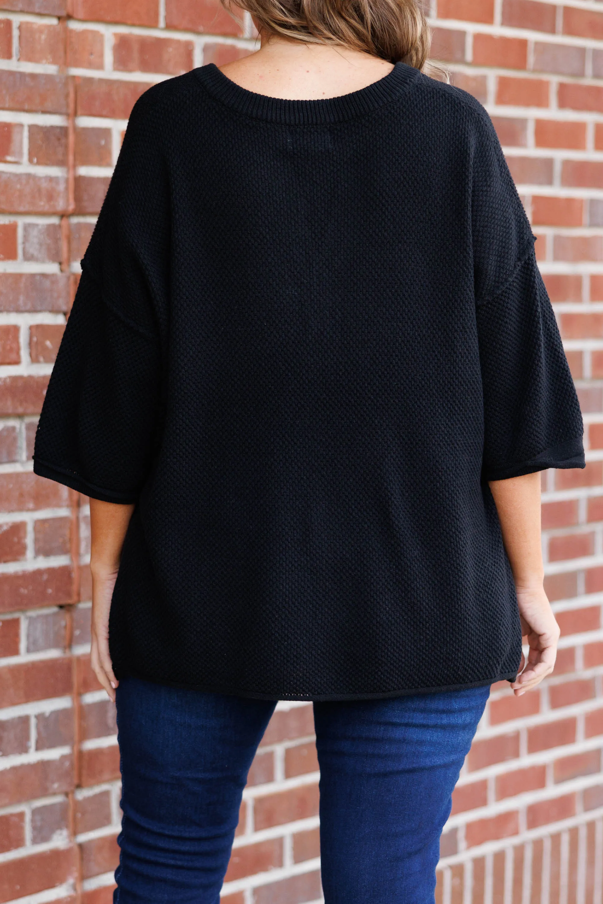 Forever Chill Sweater, Black