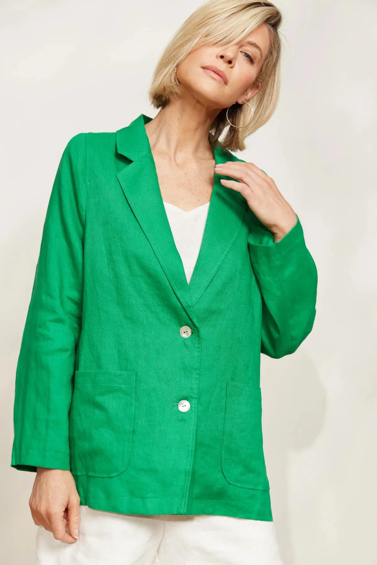 HALCYON BLAZER - EMERALD